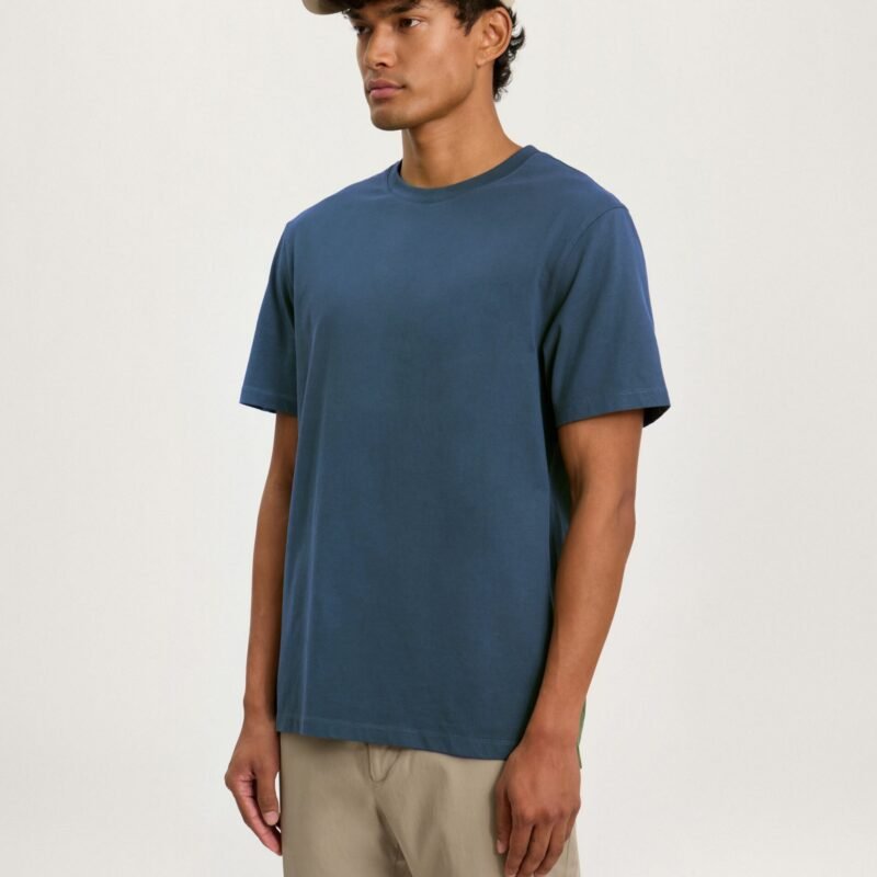 The Heavyweight Tee in Petrol Blue