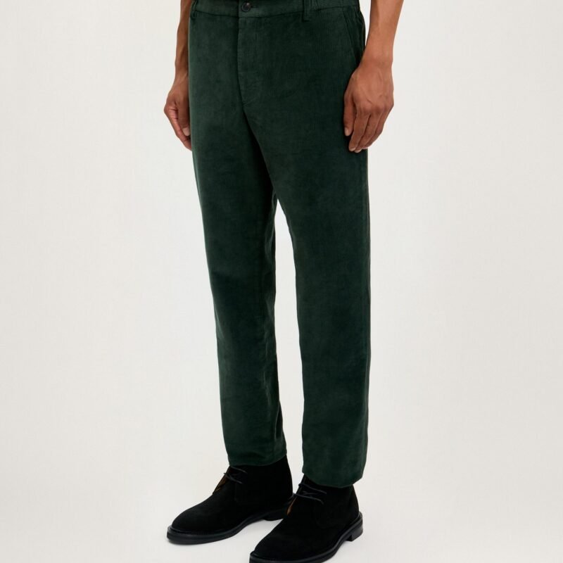 The Cord Trouser in Dark Olive