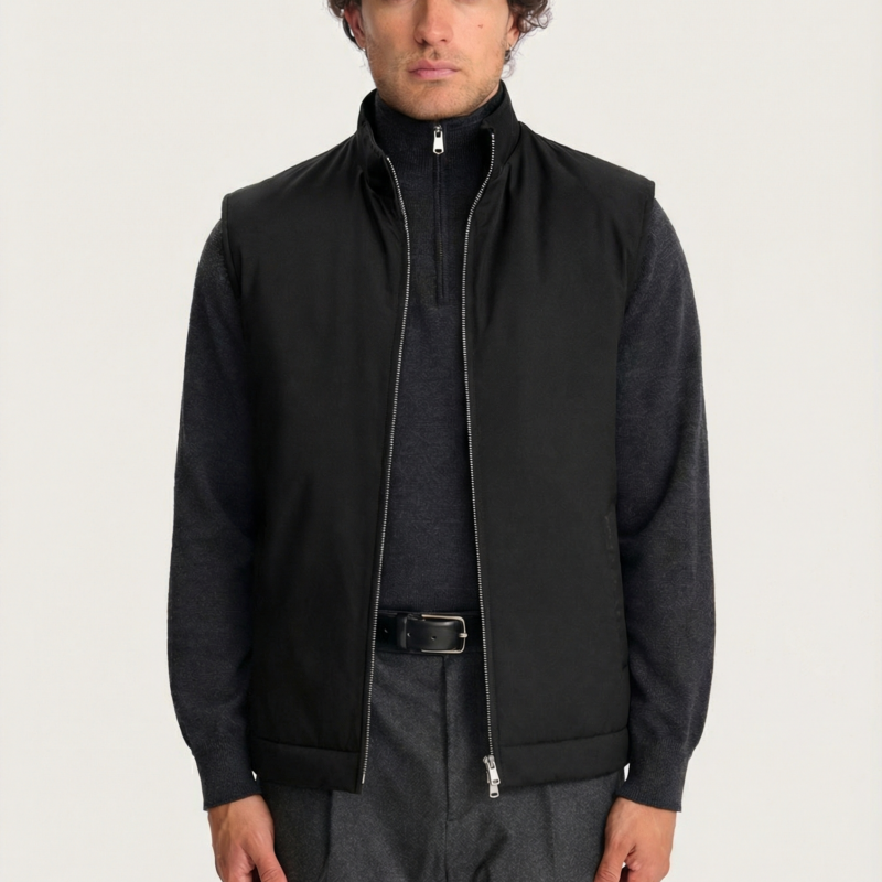 The lightweight 360 Thermal Vest in Black