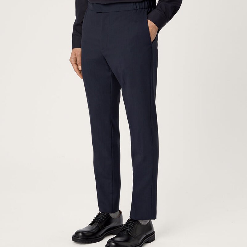 The Tropical Wool 24 Trouser in Navy