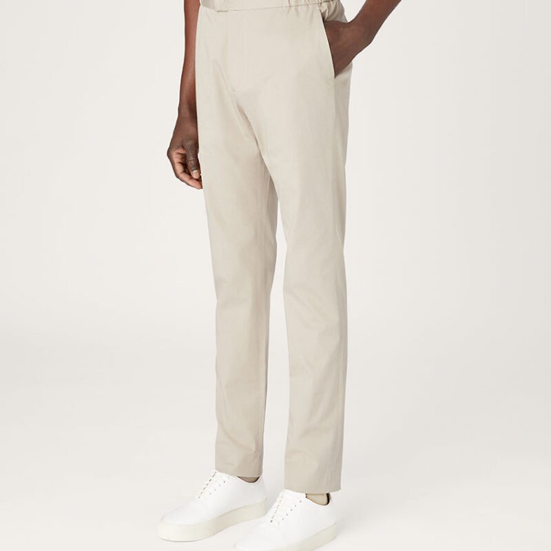 The lightweight 24 Trouser in Beige