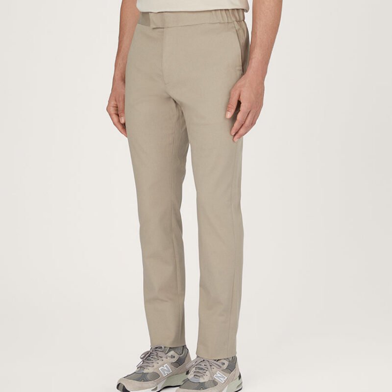 The versatile 24 Trouser Heavyweight in Dark Beige