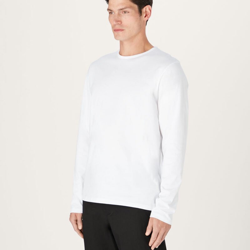 The Long Sleeve Tee in White